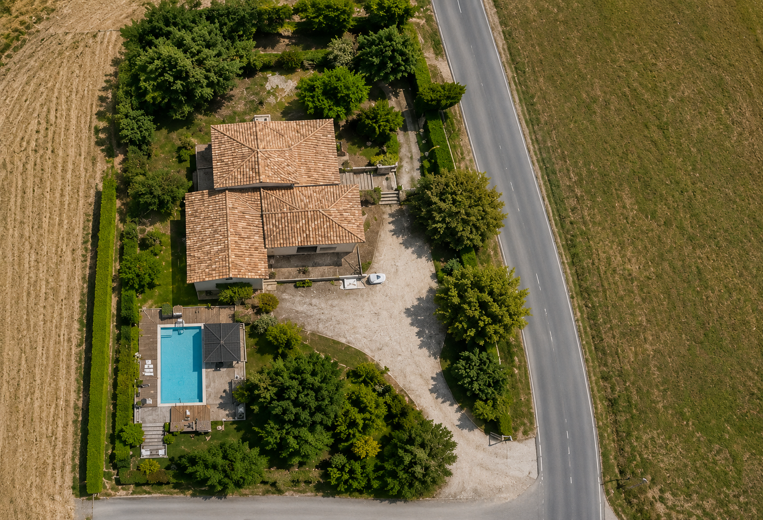 Orthophoto réalisée par drone